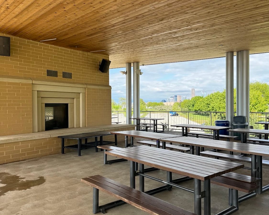 Patio at Edgewater Beach House in Edgewater Park