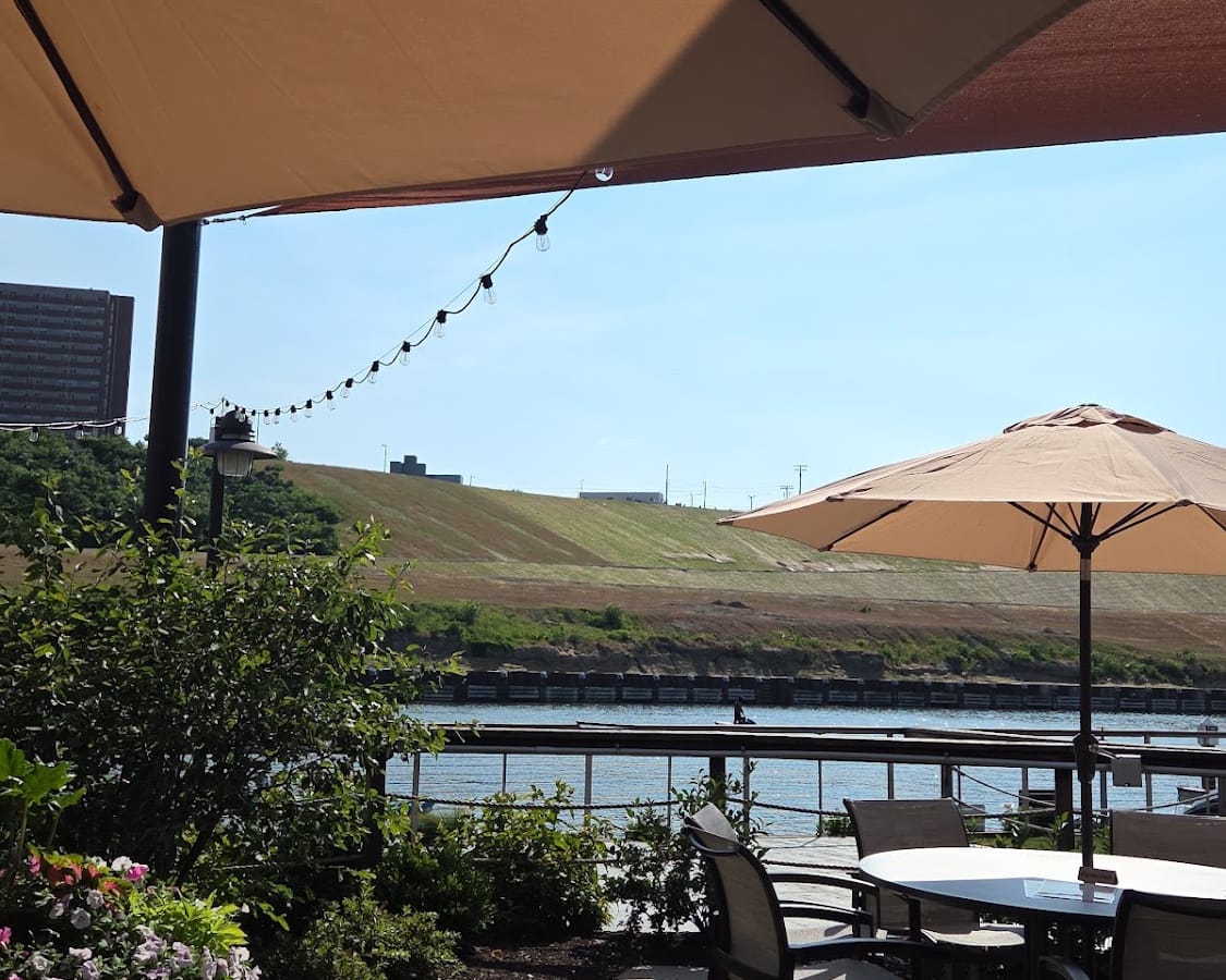 Patio at Merwin's Wharf in The Flats
