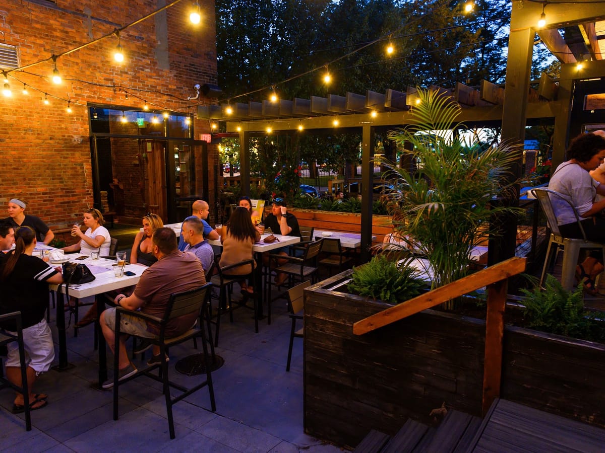 Patio at Nano Brew in Ohio City