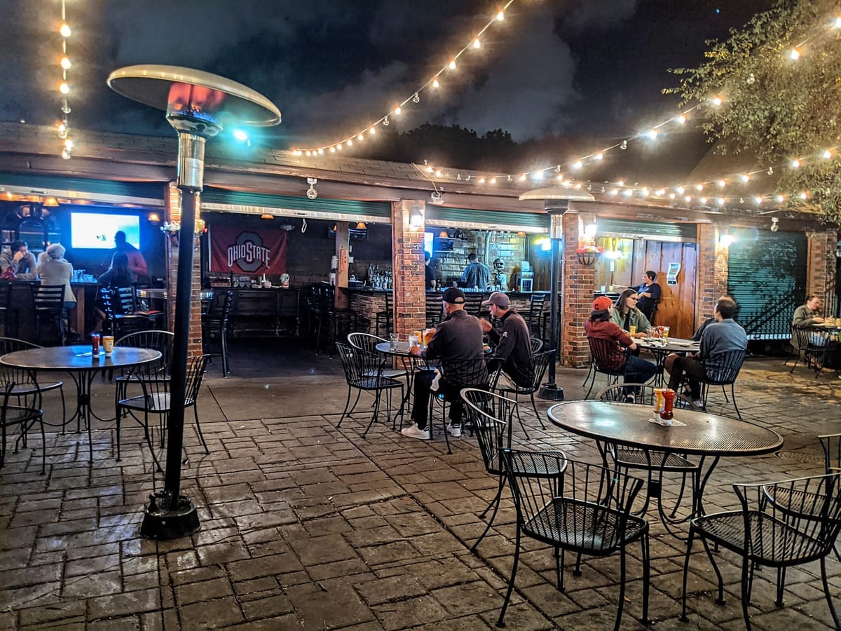 Patio at The Tavern Company in Cedar-Lee